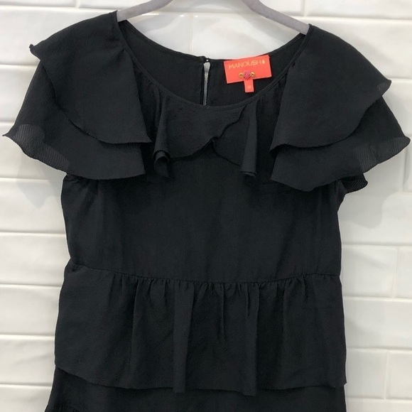 MANOUSH silk rifle dress - Picture 4 of 8